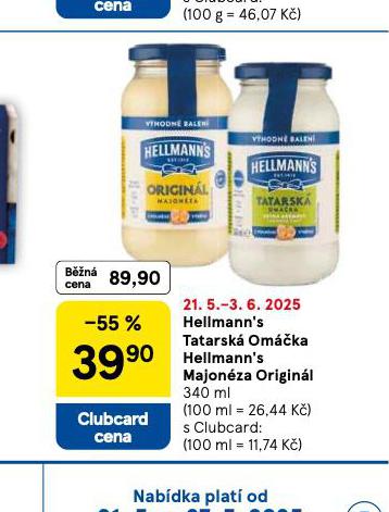 HELLMANNS TATARSK OMKA, MAJONZA