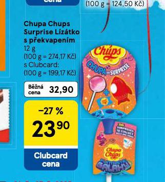 CHUPA CHUPS SURPRISE LZTKO S PEKVAPENM