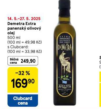 DEMETRA EXTRA PANENSK OLIVOV OLEJ