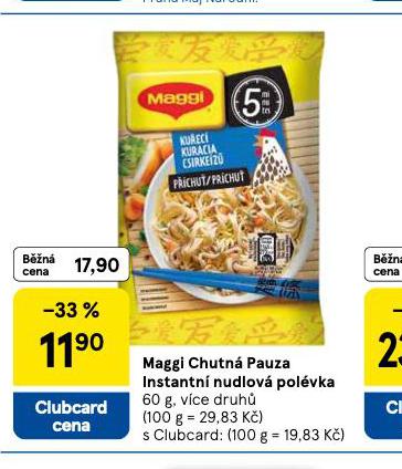 MAGGI CHUTN PAUZA INSTANTN NUDLOV POLVKA
