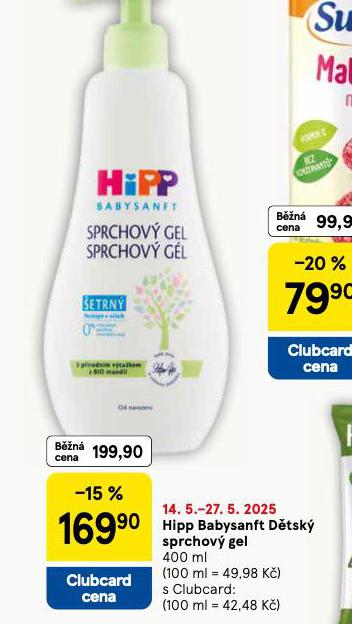HIPP BABYSANFT DTSK SPRCHOV GEL