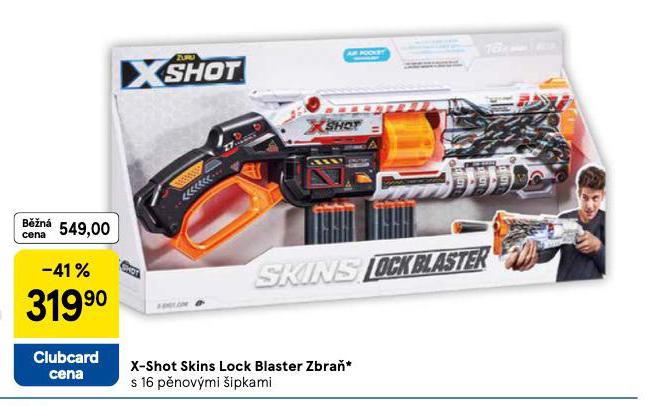 X-SHOT SKINS LOCK BLASTER ZBRA