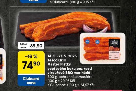 PLTKY VEPOVHO BOKU BEZ KOSTI V KOUOV BBQ MARIND