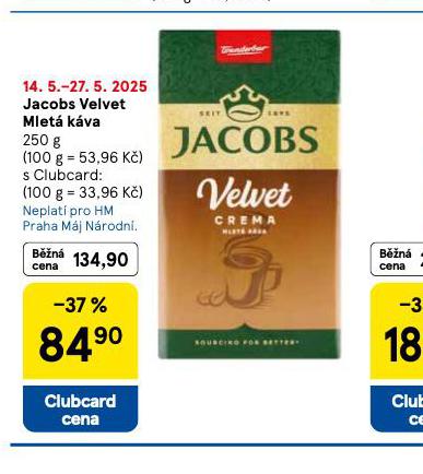 JACOBS VELVET MLET KVA