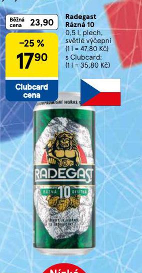 PIVO RADEGAST RZN 10