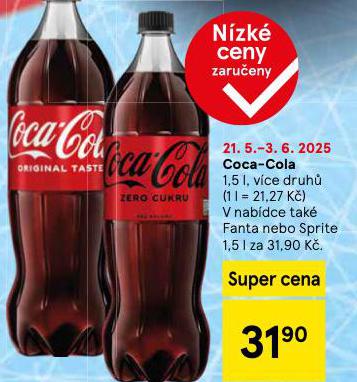 COCA COLA, FANTA, SPRITE