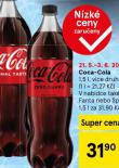 COCA COLA, FANTA, SPRITE