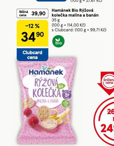 HAMNEK BIO RݎOV KOLEKA MALINA A BANN