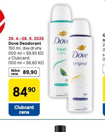 DOVE DEODORANT