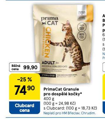 PRIMACAT GRANULE PRO DOSPL KOKY