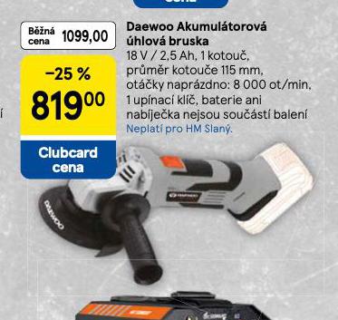 DAEWOO AKUMULTOROV HLOV BRUSKA