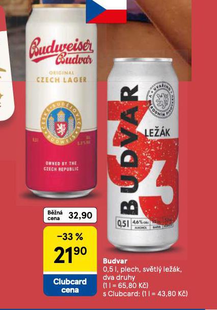 PIVO BUDVAR 33