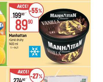 MANHATTAN ZMRZLINA