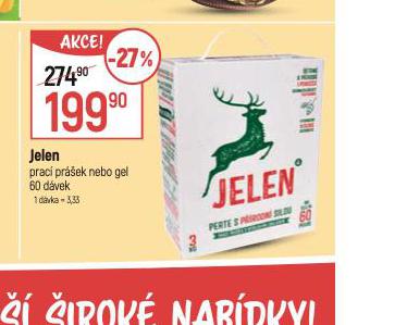JELEN PRAC PREK NEBO GEL