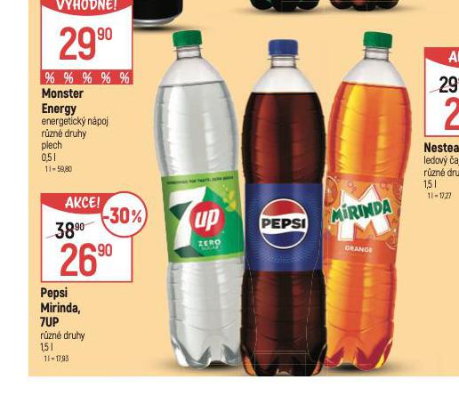 PEPSI, MIRINDA, 7UP