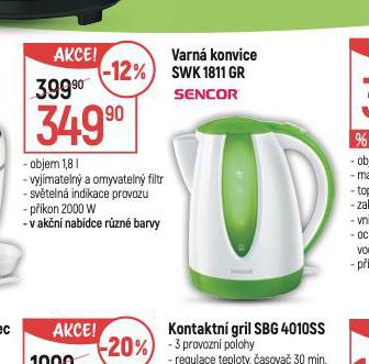 SENCOR VARN KONVICE