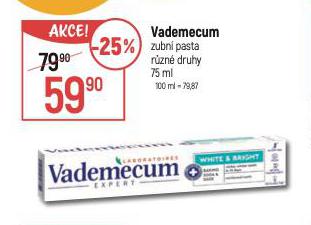 VADEMECUM ZUBN PASTA