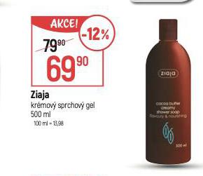 ZIAJA KRMOV SPRCHOV GEL