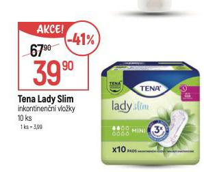 TENA LADY SLIM INKONTINENN VLOKY