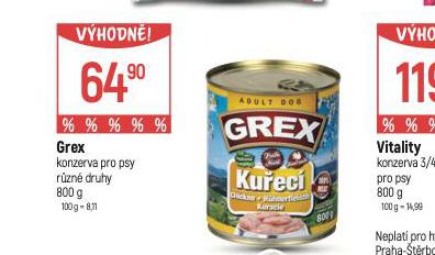 GREX KONZERVA PRO PSY