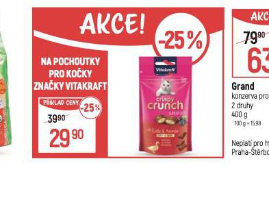 VITAKRAFT POCHOUTKY PRO KOKY