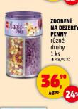 ZDOBEN NA DEZERTY PENNY