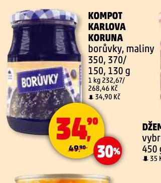 KOMPOT KARLOVA KORUNA