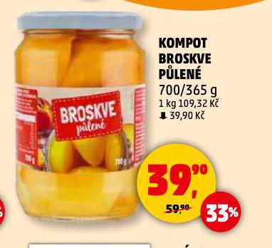 KOMPOT BROSKVE PLEN