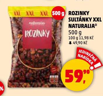 ROZINKY SULTNKY XXL NATURALIA