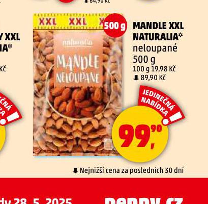 MANDLE XXL NATURALIA