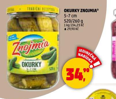 OKURKY ZNOJMIA