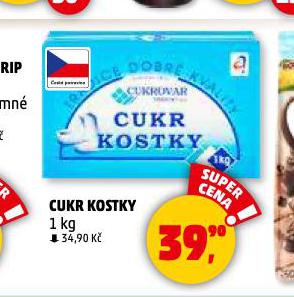 CUKR KOSTKY