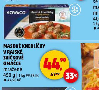 NOWACO MASOV KNEDLKY V RAJSK, SVKOV OMCE