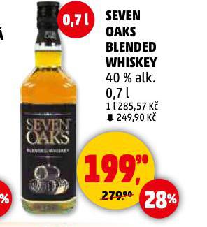 SEVEN OAKS BLENDED WHISKEY