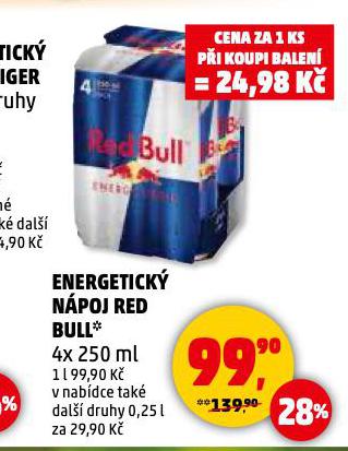 RED BULL ENERGETICK NPOJ