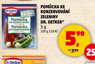 DR. OETKER POMCKY KE KONZERVOVN