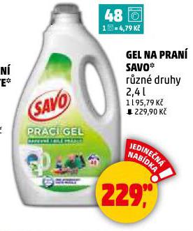SAV O GEL NA PRAN