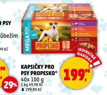 PROPESKO KAPSIKY PRO PSY