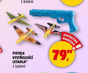 PISTOLE VYSTELOVAC LETADLA