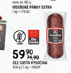 DLE GUSTA VYSOINA