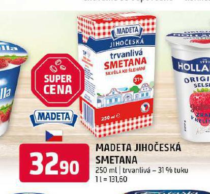 MADETA JIHOESK SMETANA 31%