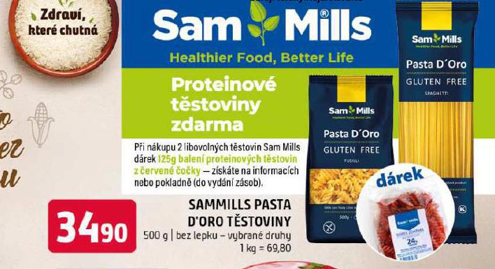 SAMMILLS PASTA DORO TSTOVINY