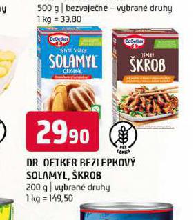 DR. OETKER BEZLEPKOV SOLAMYL, KROB