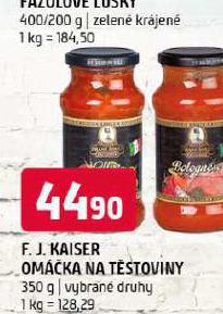 F. J. KAISER OMKA NA TSTOVINY