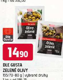 DLE GUSTA ZELEN OLIVY