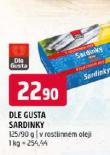 DLE GUSTA SARDINKY