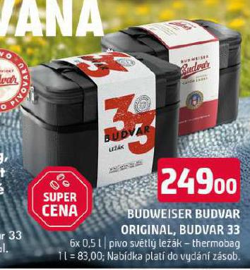 PIVO BUDVAR 33