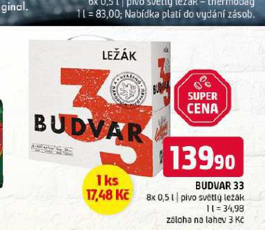 PIVO BUDVAR 33