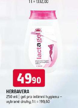 HERBAVERA GEL PRO INTIMN HYGIENU