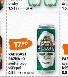 PIVO RADEGAST RZN 10